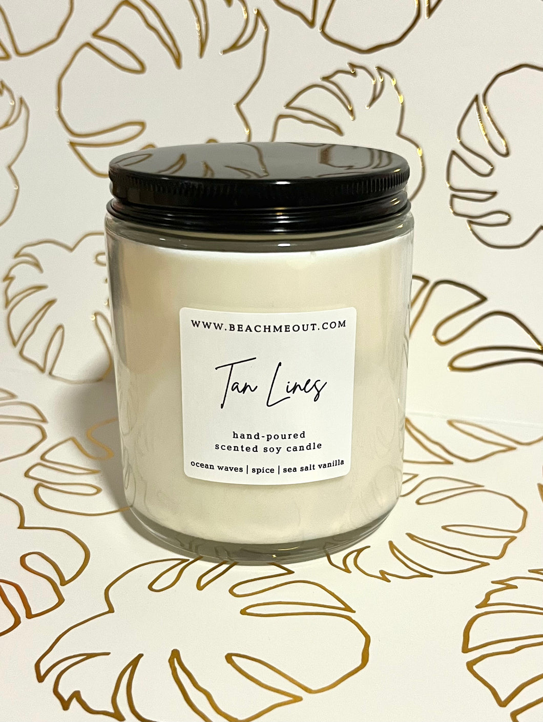 Signature Soy Candle - TAN LINES