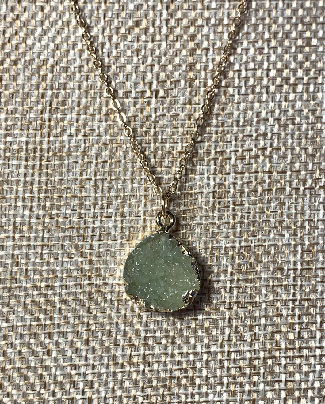 Green Goddess Gemstone Necklace