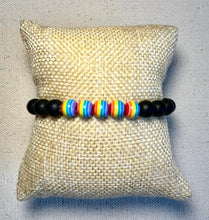 Load image into Gallery viewer, Have A Little Pride Bracelet (black)
